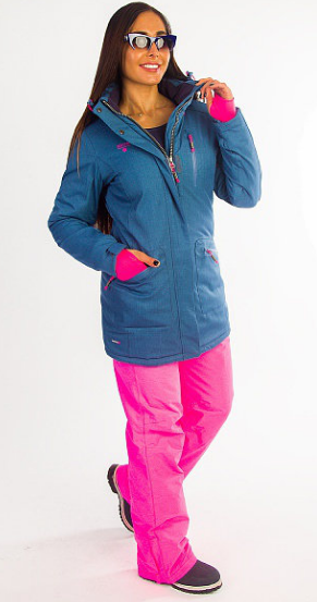 Snow Headquarter - Ветронепродуваемая зимняя куртка В-8626
