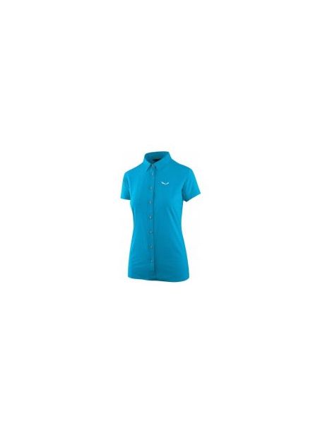 Salewa - Рубашка стильная 2018 Puez Minicheck Dry W S/S Srt hawaiian blue