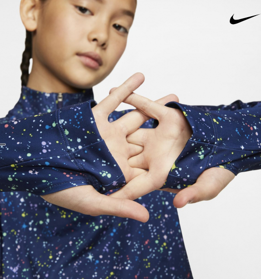 Детский джемпер Nike G NP WM TOP HZ AOP SHINE