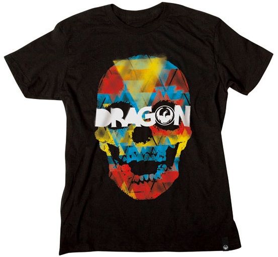 Dragon Alliance - Мужская футболка TRI SKULL DF S11 SS