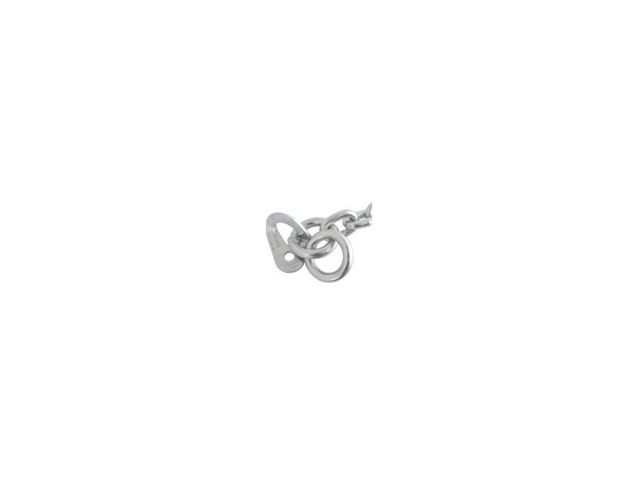 Практичные шлямбурные уши с кольцом и цепью (оцинкованные) Венто 12 мм (2022)