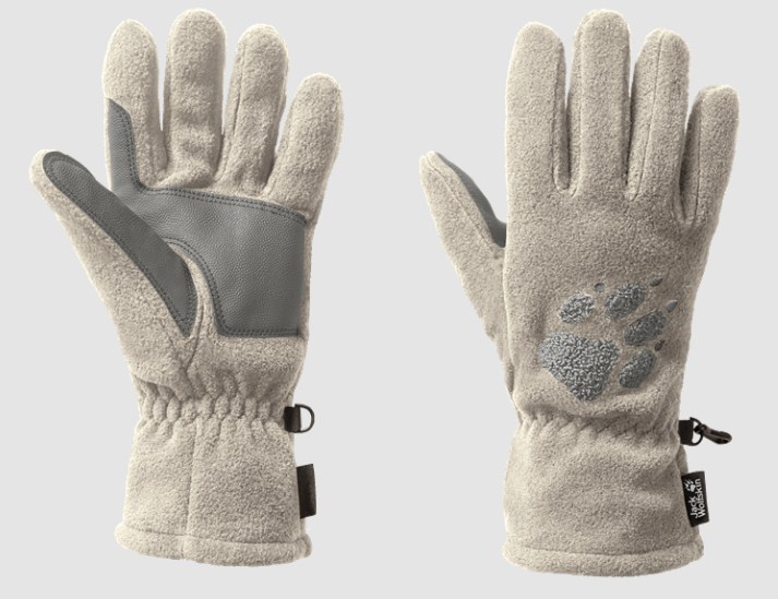 Перчатки универсальные флисовые Jack Wolfskin Paw Gloves
