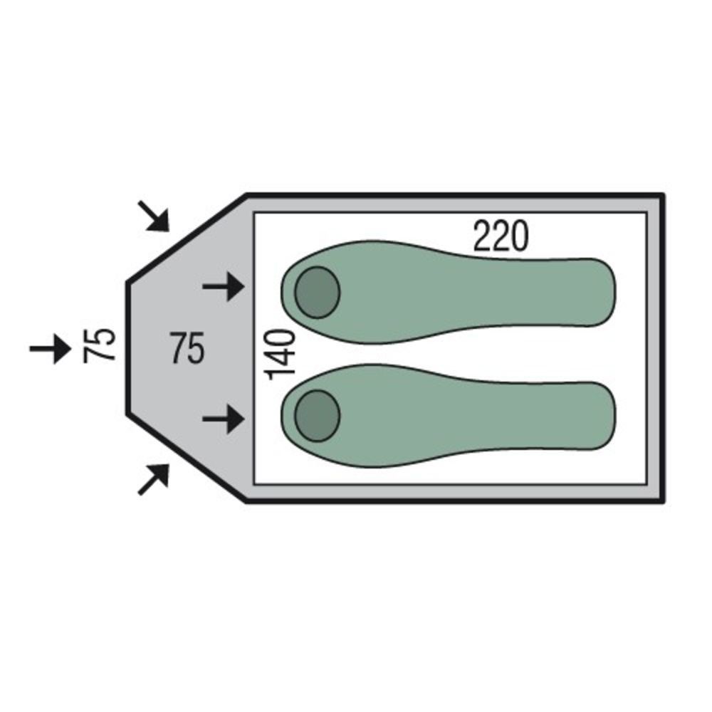 Универсальная двухместная палатка Pinguin Excel
