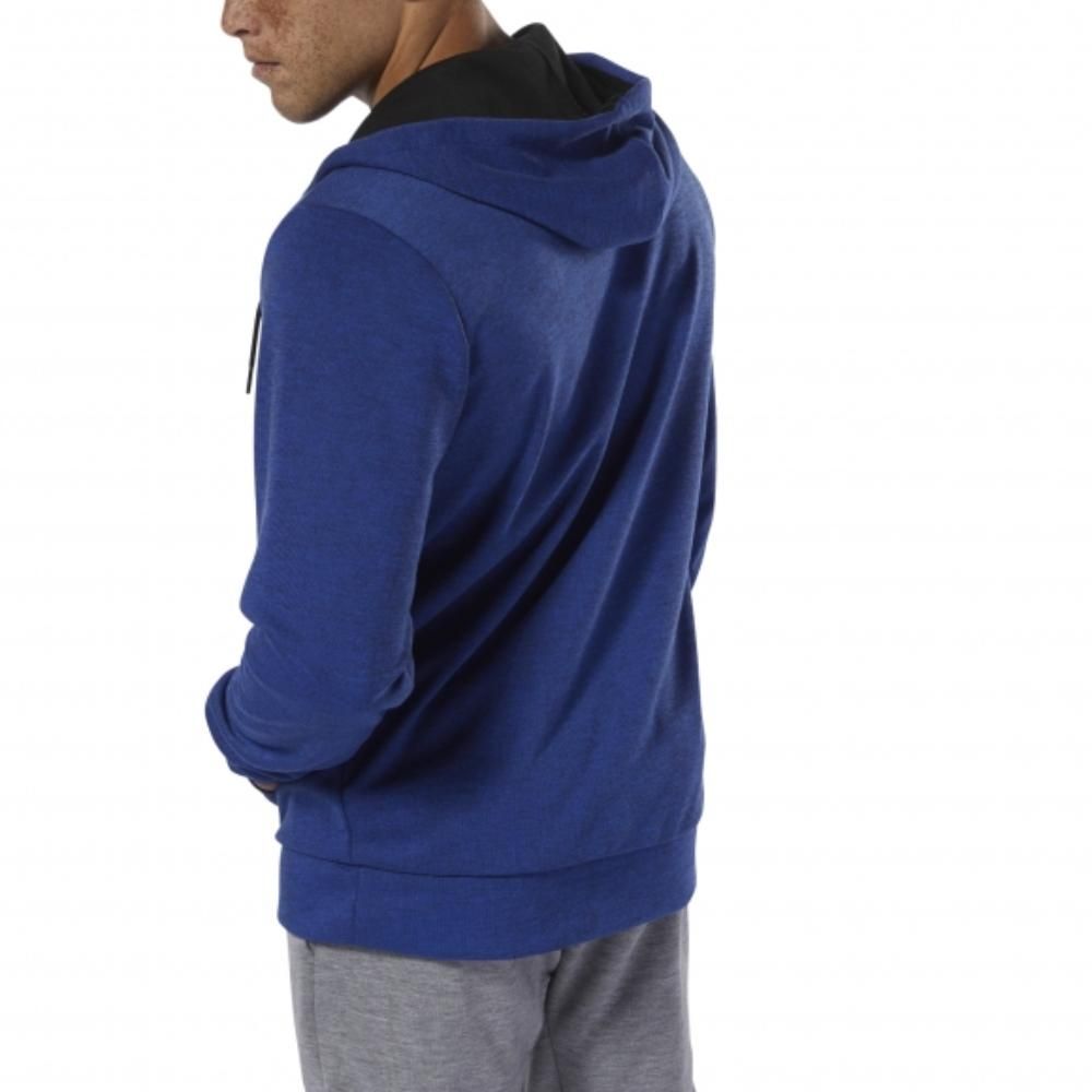 Спортивная мужская толстовка Reebok Wor Mel Dbl Kn Fz Hoodie