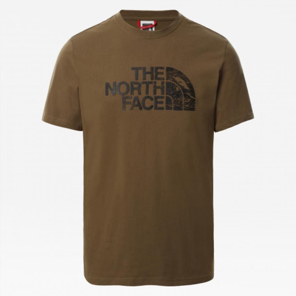 Удобная мужская футболка The North Face M S/s Wood Dome Tee