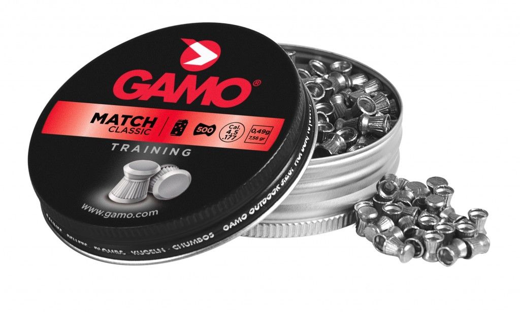 Gamo - Пули для пневматического оружия упаковка 500 шт. Match 4.5 мм