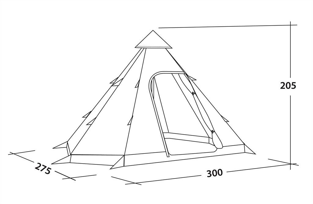 Easy camp - Палатка четырехместная Dayhaven