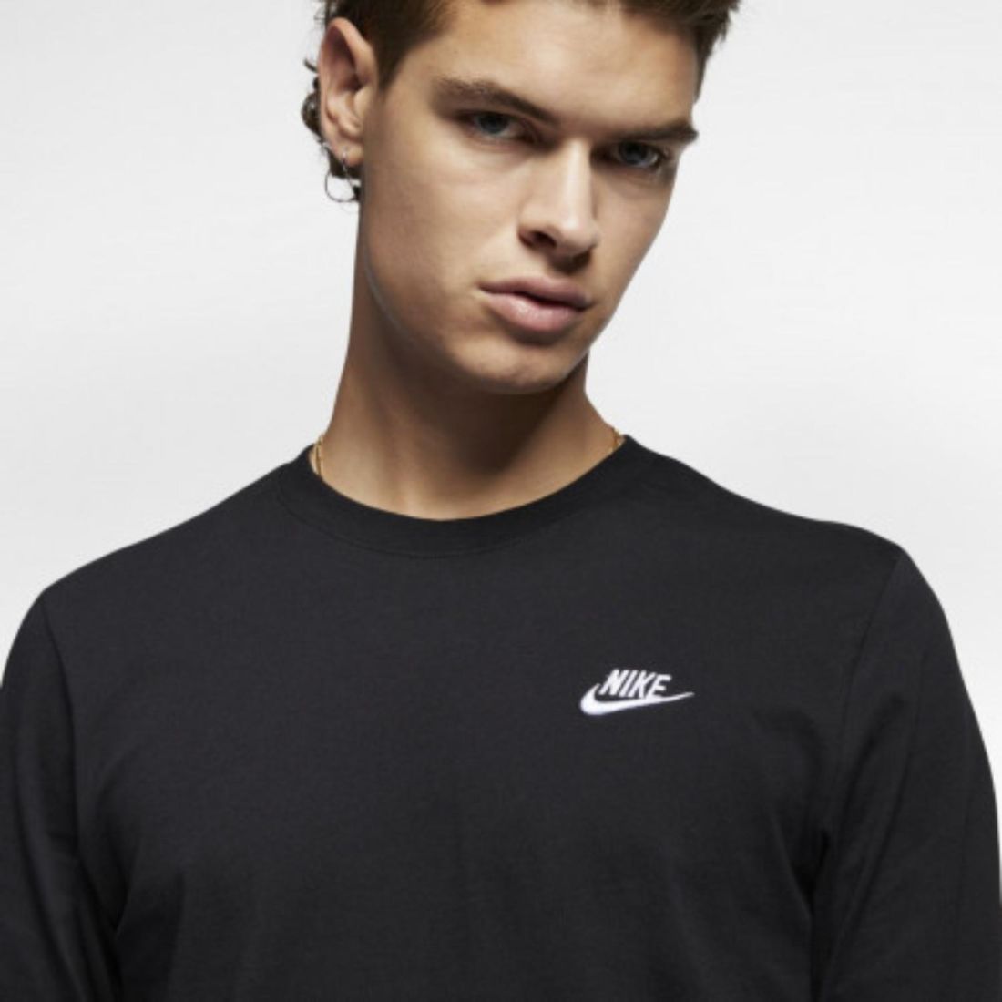 Удобная мужская футболка с длинным рукавом Nike Sportswear