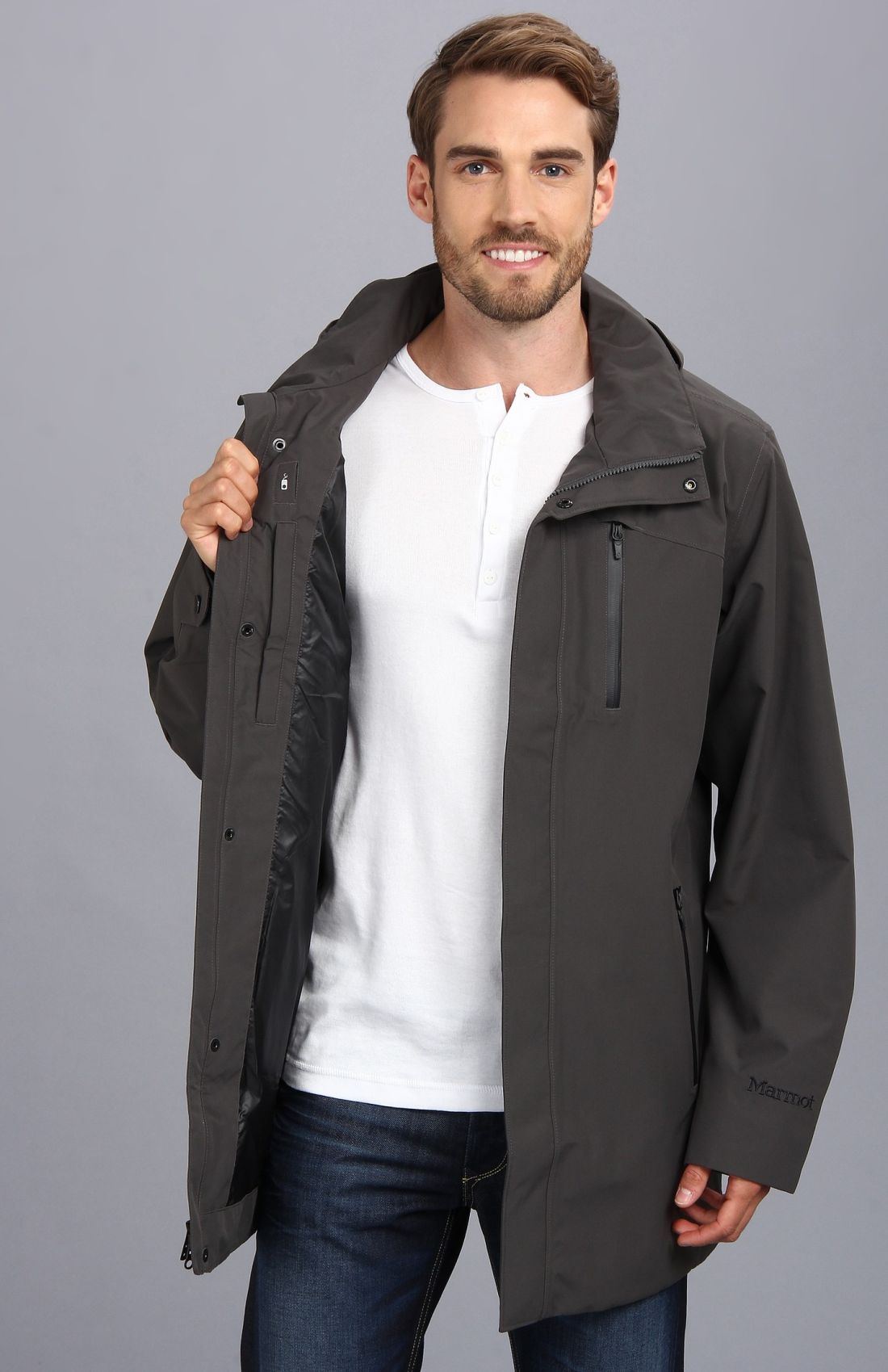 Marmot - Куртка с капюшоном непродуваемая Traveler Jacket
