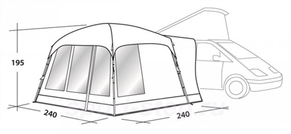 Easy Camp - Палатка-купол для автопутешествий Spokane