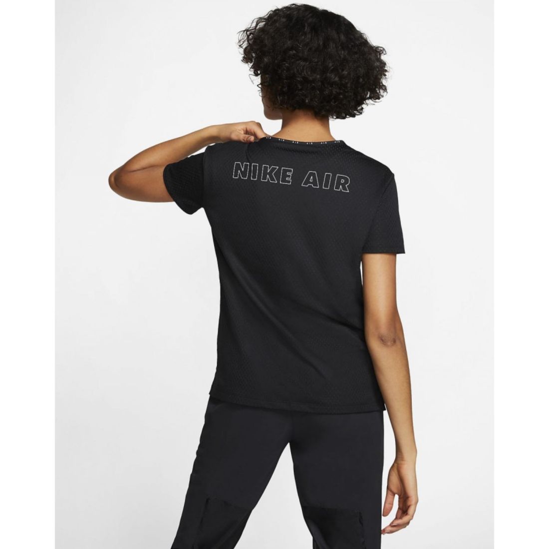 Удобная женская футболка Nike Air Women's Short-Sleeve Running Shirt
