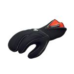 Перчатки трехпалые для погружений в тропических водах Неопреновые перчатки трехпалые 7 мм Waterproof G1 Black