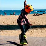 Нашлемник для спортивного шлема Coolcasc S094 Orange Bumps