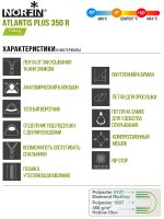 Мешок-кокон спальный правый Norfin Atlantis Plus 350 R (комфорт +10)