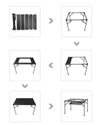 Стол складной King Camp 1911 Ultra-light Grilling Table