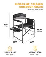 Кресло складное King Camp 1904 Steel Director Chair