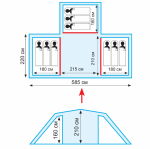 Палатка трехкомнатная Tramp Brest 9 (V2)