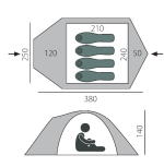 Палатка туристическая BTrace Challenge 4