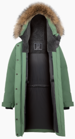 Пуховое женское пальто Sivera Баенка МС 2023