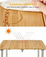 Складной кемпинговый стол King Camp 1913 4-folding Bamboo table 6040