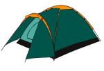 Туристическая палатка Totem Summer 3 Plus (V2)
