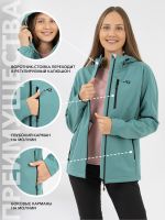 Непродуваемая женская куртка Rosomaha (Покров) Нея Softshell