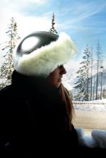 Нашлемник зимний женский Coolcasc E004 Silver
