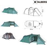 Палатка туристическая Talberg Mira 2–3