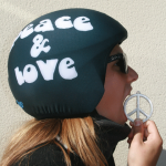 Чехол защитный на любой шлем Coolcasc 128 Peace&Love