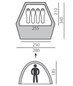 Палатка туристическая BTrace Home 4