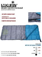 Мешок-одеяло спальный правый Norfin Alpine Comfort 250 R (комфорт +10)