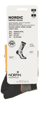 Носки Norfin T3A Nordic Merino Hiking Crew