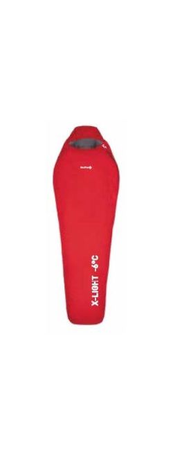 Походный спальный мешок синтетический правый Red Fox X-Light -6 (комфорт +7)