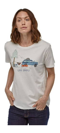 Patagonia - Женская футболка Live Simply Lounger Organic Crew T-Shirt