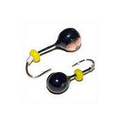 Lucky John - Мормышка с цветной коронкой упаковка 5 штук Шар с отв. коронкои и бисером 050 мм