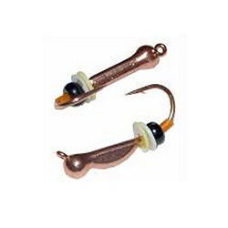 Lucky John - Мормышка вольфрамовая легкая 5 штук в упаковке Оса с петелькой оснащённая паетками и кембриком 030 мм