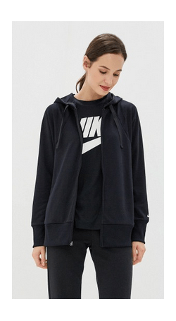 Nike - Трикотажная толстовка W NK Dry Flc Get Fit Hoodie FZ