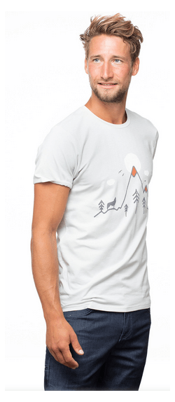Комфортная мужская футболка Chillaz Gandia Howling Wolf