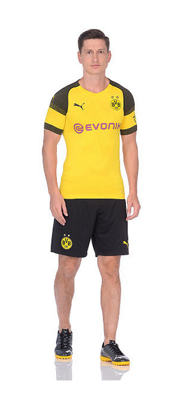 Puma - Футболка с эмблемой клуба BVB Authentic Home Shirt