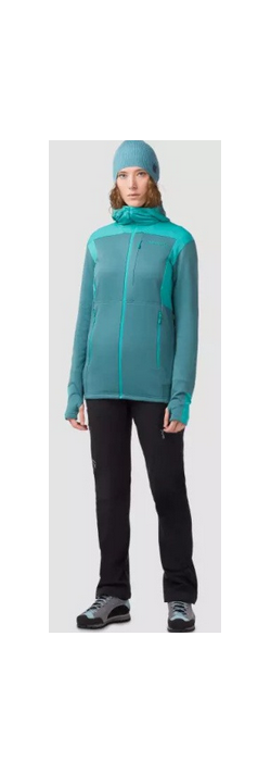 Norrona - Флисовая куртка для женщин Falketind Warm1 Stretch Zip Hoodie