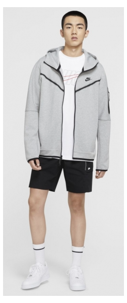 Спортивная ветровка Nike NSW TCH FLC hoodie fz wr