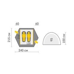 Двухместная палатка Forest Pro 2 Talberg