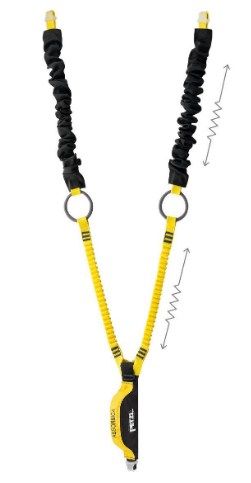 Эластичный строп Petzl Absorbica-Y Tie-Back Lanyard