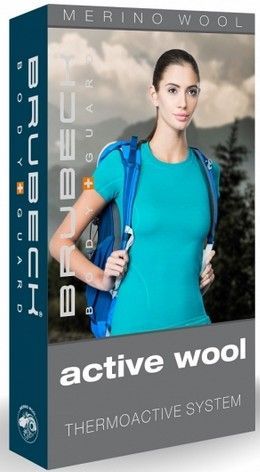 Футболка универсальная  женская длинный рукав Brubeck  Active Wool