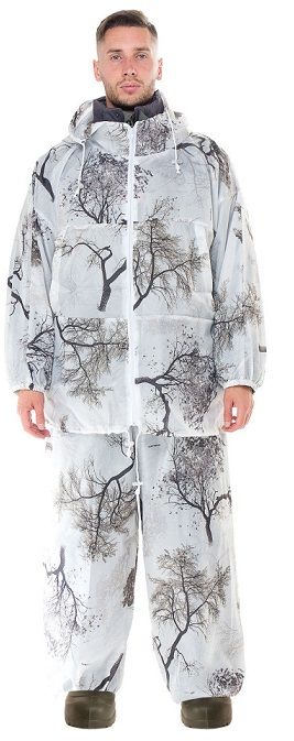 Костюм удобный маскировочный Huntsman Метель ткань Cat's eye