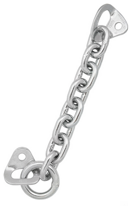 Шлямбурные уши с кольцом и цепью (оцинкованные) Венто 10 мм (2022)