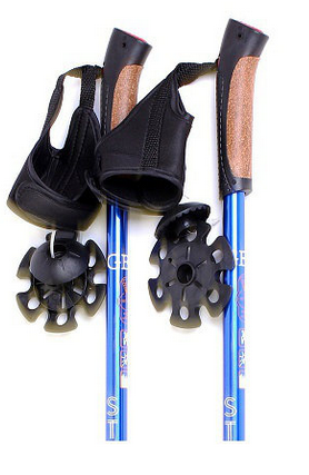 Gess - Трехсекционные палки для скандинавской ходьбы Star Walker