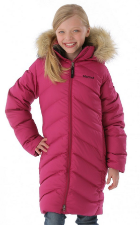 Пуховое детское пальто Marmot Girl's Montreaux Coat