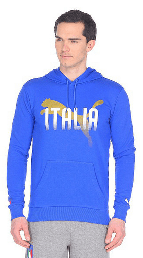 Puma - Толстовка с логотипом FIGC Italia Fanwear Hoody