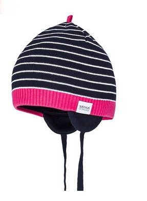 Шапка полосатая на завязках Satila (Aswery) Tidy